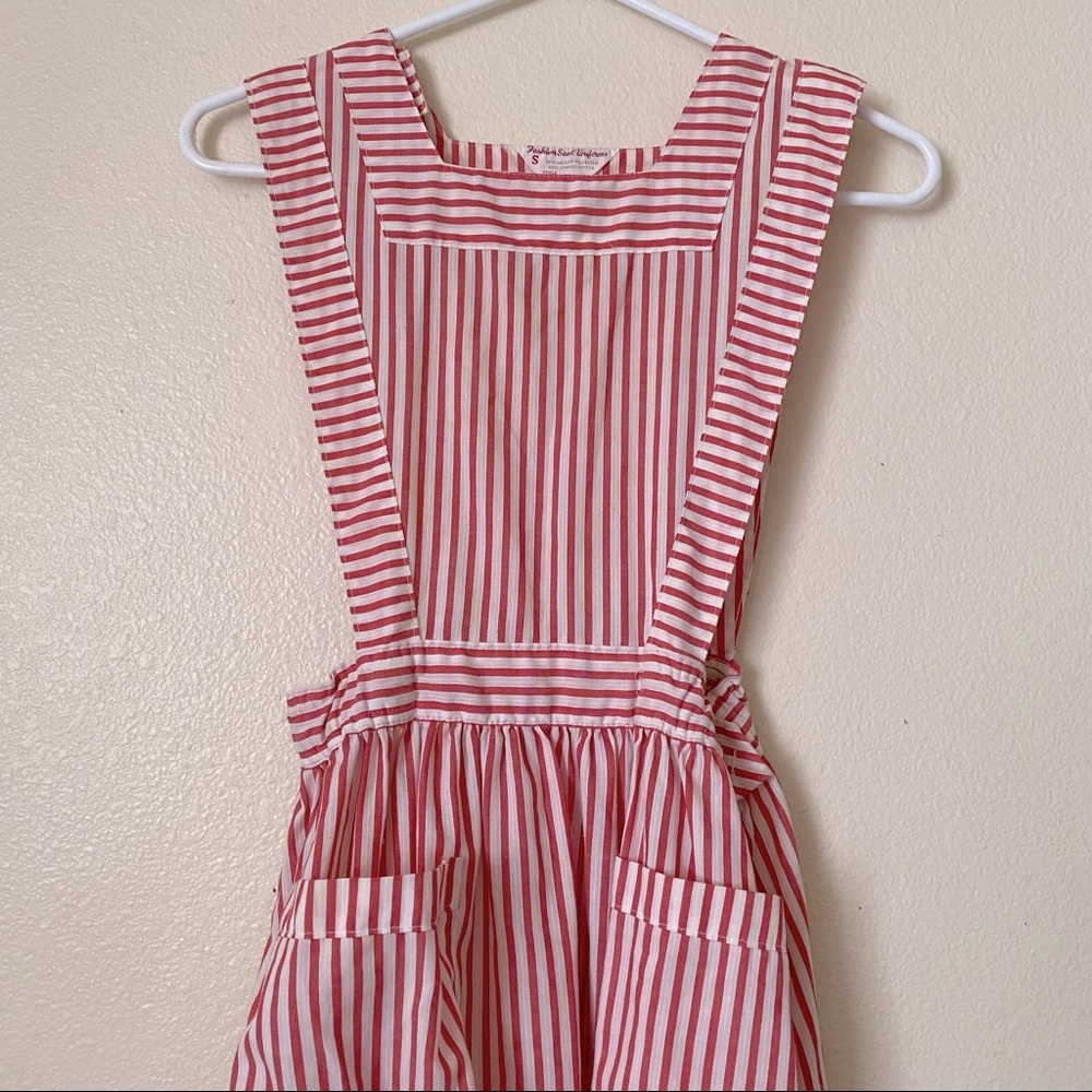 Excellent condition 1950s 1960s candy striper uniform apron dress
